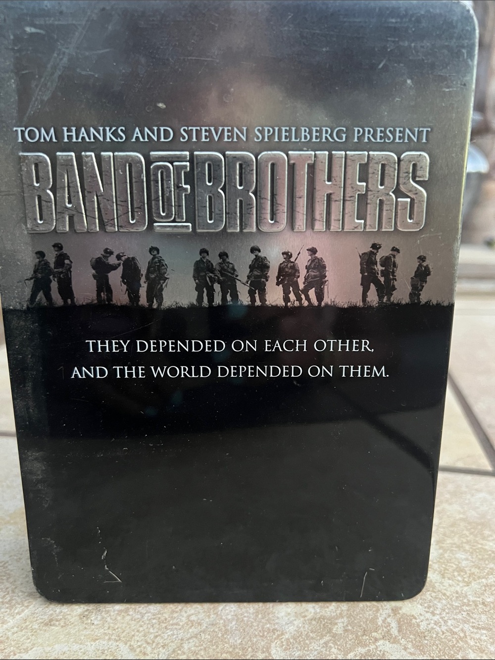 Band of Brothers Themed Wall Decor - Black/Gray